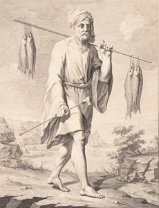 Un pêcheur arabe - J.F. Clemens