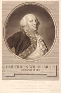 Friedrich Wilhelm II, roi de Prusse - J.F. Clemens