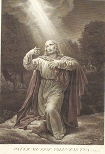 Le Christ au jardin de Gethsémani - J.F. Clemens