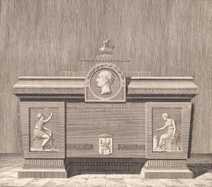 Sarcophage de Ludvig Holberg à Sorø - J.F. Clemens
