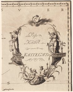 Carte de passage sur le Kattegat - J.F. Clemens