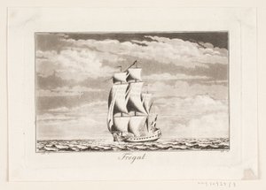 Suite de navires. Frégate - J.F. Clemens