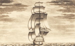 Suite de navires. Frégate - J.F. Clemens