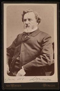 Portrait de Franciscus Cornelius Donders, 1818-1889, 1er juillet 1884 - JJA Van Winsen