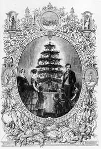 Arbre de Noël au château de Windsor