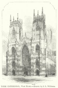 Cathédrale de York, façade ouest