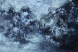 La mystérieuse Grotte Bleue - JMF FINE ART