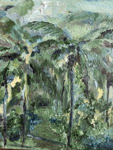 Sentier vert sinueux - JMF FINE ART