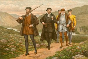 John Knox portant l