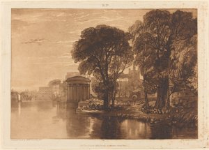 Isleworth, publié en 1819 - Joseph Mallord William Turner
