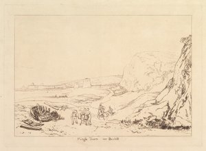 Tours Martello près de Bexhill, Sussex Liber Studiorum, partie VII, planche 34, 1811