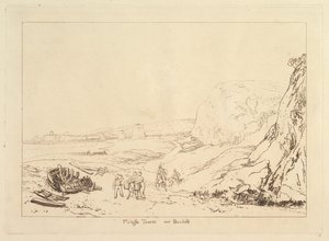 Tours Martello près de Bexhill, Sussex Liber Studiorum, partie VII, planche 34, 1811