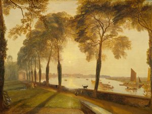 Terrasse de Mortlake, 1827 - Joseph Mallord William Turner