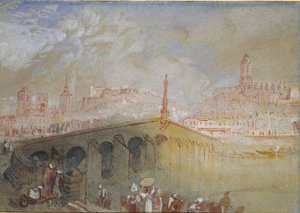 Le Pont de Blois : Dissipation du brouillard, 1826-1830
