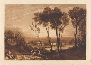 Le pont en arrière-plan, publié en 1808