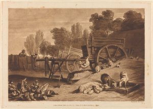 La Ferme avec le coq, publié en 1809