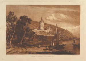 Ville de Thun, Suisse Liber Studiorum, partie XII, planche 59, 1er janvier 1816