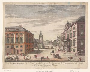 Vue sur le Hohe Markt à Vienne