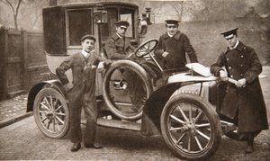 Premier taxi à Liverpool, Merseyside, 1906 - JP Wood