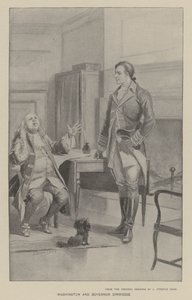 Washington et le gouverneur Dinwiddie - J. (after) Steeple Davis