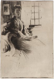 Près de la fenêtre - J. Alden Weir