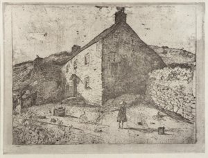 Hutte de pêcheur--Île de Man - J. Alden Weir