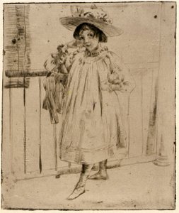 Sous le porche - J. Alden Weir
