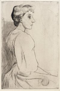 Portrait de femme - J. Alden Weir
