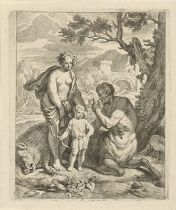 Achille instruit par Chiron (Scènes de la vie d