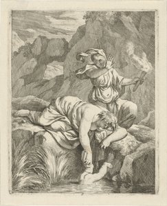 Thétis plonge Achille dans le Styx - J. Alexander Janssens