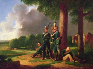 Hussards en poste avancé