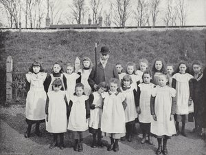 Hocktide à Hungerford, demandant des vacances pour les écoliers - J. Benjamin Stone