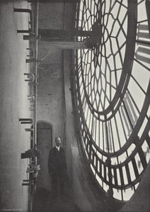 Vue intérieure du cadran de Big Ben