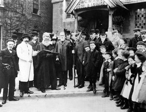 Serment sur les cornes à Highgate, 28 mars 1906
