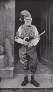 La danse des cornes, Abbots Bromley, le fou et Robin des Bois - J. Benjamin Stone