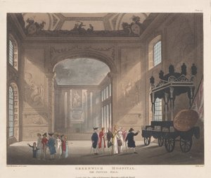 Hôpital de Greenwich, La Salle Peinte - J. Bluck
