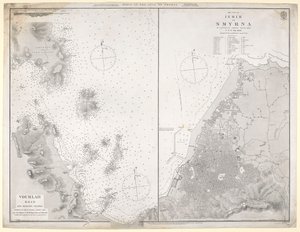 Carte des ports du golfe de Smyrne