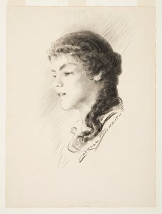 Portrait, peut-être Elizabeth Vail