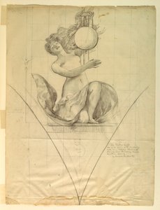 La lumière électrique, étude pour le bâtiment des manufactures et des arts libéraux, Exposition universelle de Chicago, IL