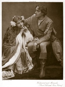 Ferdinand et Miranda, vers 1900 - J Caswall Smith