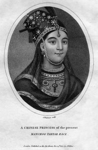Une princesse chinoise de la race tartare Manchoo - J. Chapman