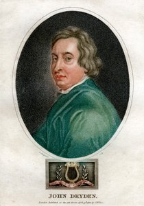 John Dryden, dramaturge anglais et poète lauréat du 17ème siècle, 1803 - J. Chapman
