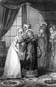 Le dernier entretien entre Sa Majesté et la princesse Charlotte, 1820