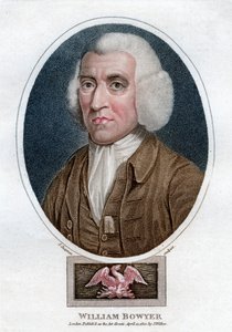 William Bowyer, imprimeur et éditeur littéraire anglais du 18ème siècle, 1800