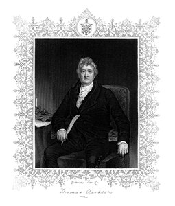 Thomas Clarkson, homme politique anglais et militant anti-esclavagiste, 19e siècle