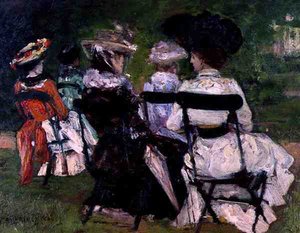 Dans le parc, c.1900