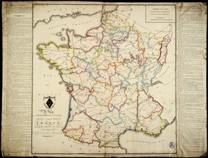 Un nouveau passe-temps géographique exposant un tour complet à travers la France respectueusement dédié avec permission à la très honorable Lady Georgiana Cavendish