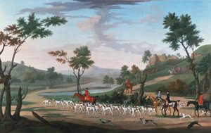 Scène de chasse au galop