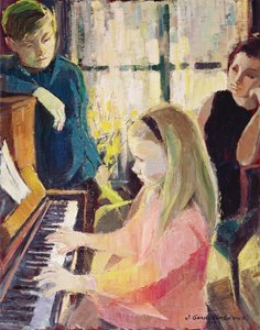 Au piano - J. Gard Urbanek