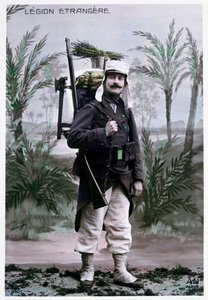 Légionnaire de la Légion étrangère française, vers 1900